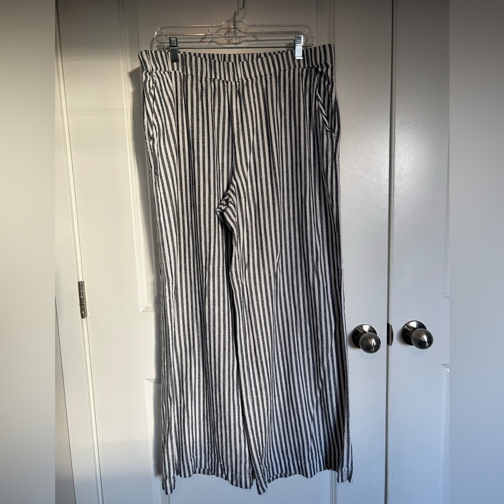Caslon Striped Women’s Linen Pants